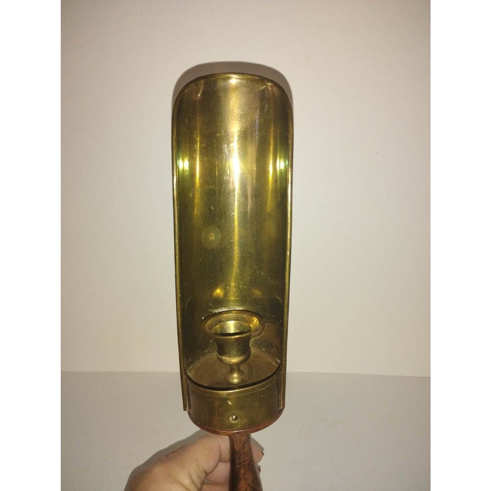 Vintage Handheld Chamber Taper Candle Holder
